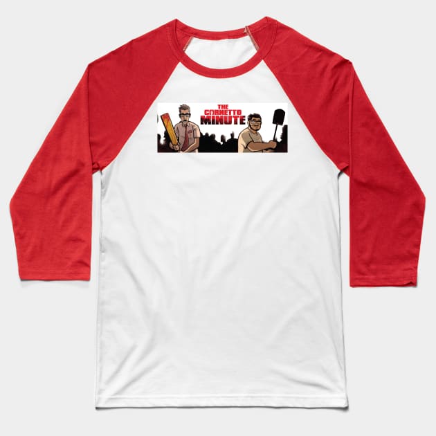 The Cornetto Minute - Season 1 Baseball T-Shirt by Dueling Genre